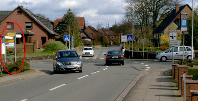 Kreuzung Niedersachsenstr. Sprötzer Bahnhofstr.