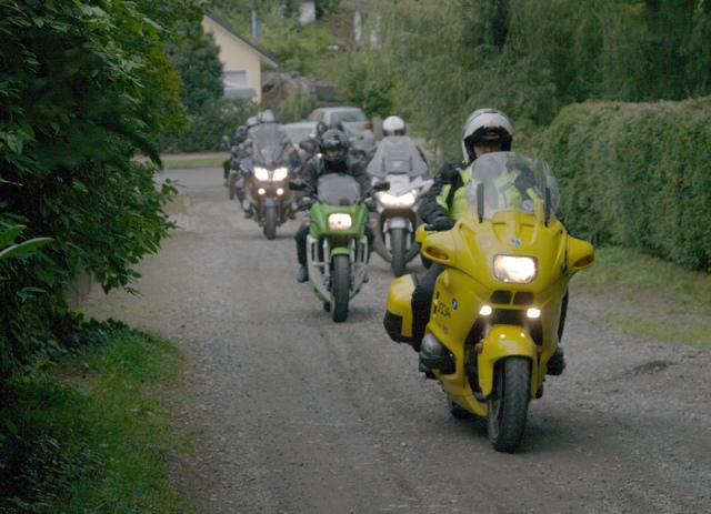 Blue Knights im Brunsbergweg