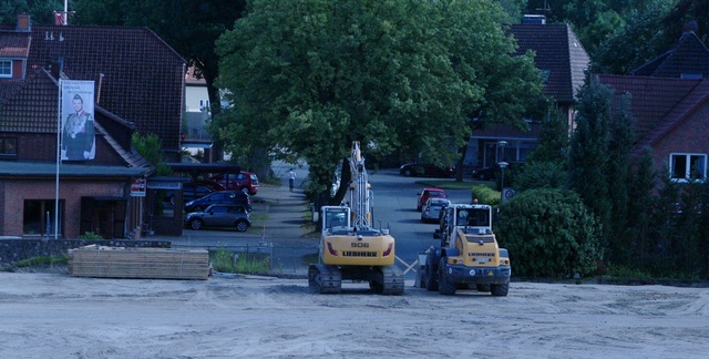 Bollwerk gegen Demonstranten