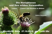 Plakat Vortrag Honigbienen