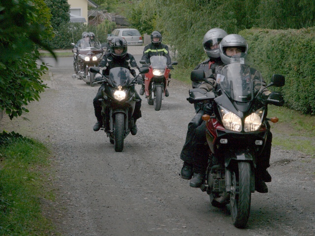 Blue Knights im Brunsbergweg