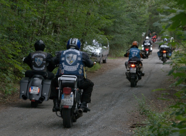 Blue Knights im Brunsbergweg