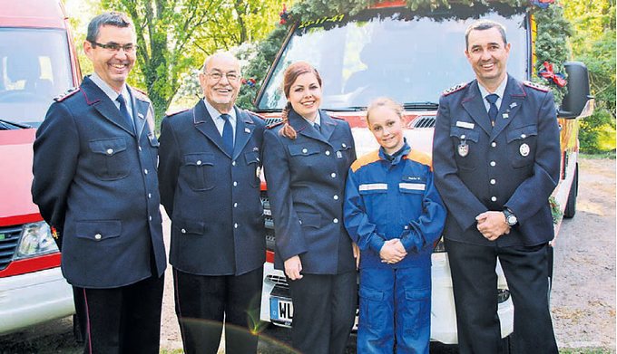 Familie Geist in der Feuerwehr